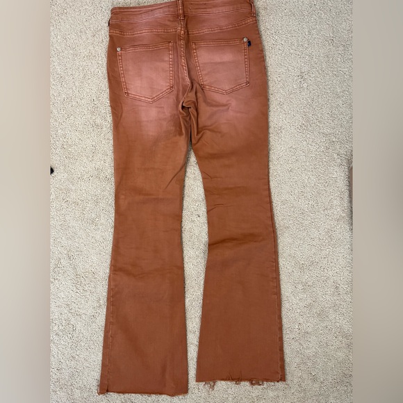Anthropologie Pilcro The Icon Flare Jeans in Rust Women’s Size 27 Pants - Picture 4 of 12